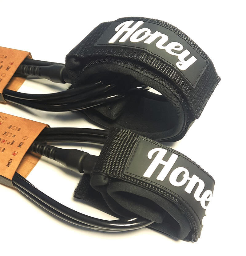 Honey Longboard Leash Comp Knee 2/2