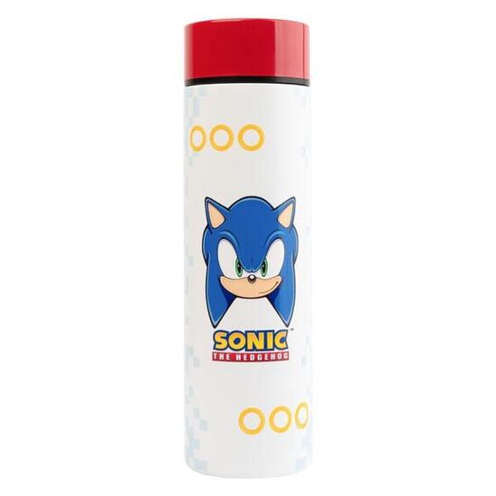 Borraccia Bambini Sonic the Hedgehog in alluminio Blu con Tapón Rosso 05 L