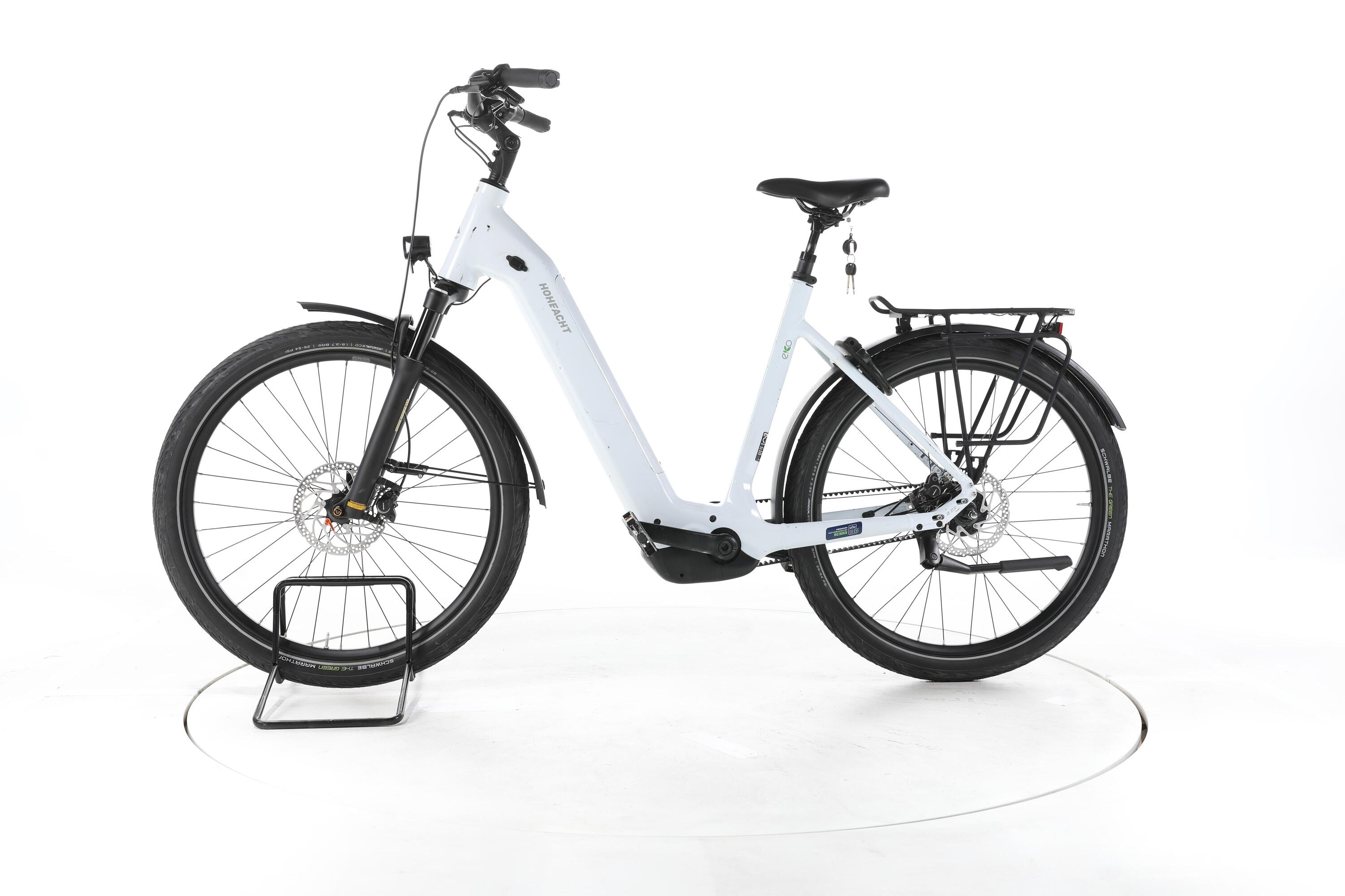 Segunda vida - HoheAcht Amo eko Vilago City E-Bike Degrau baixo - Bom Estado 6/7