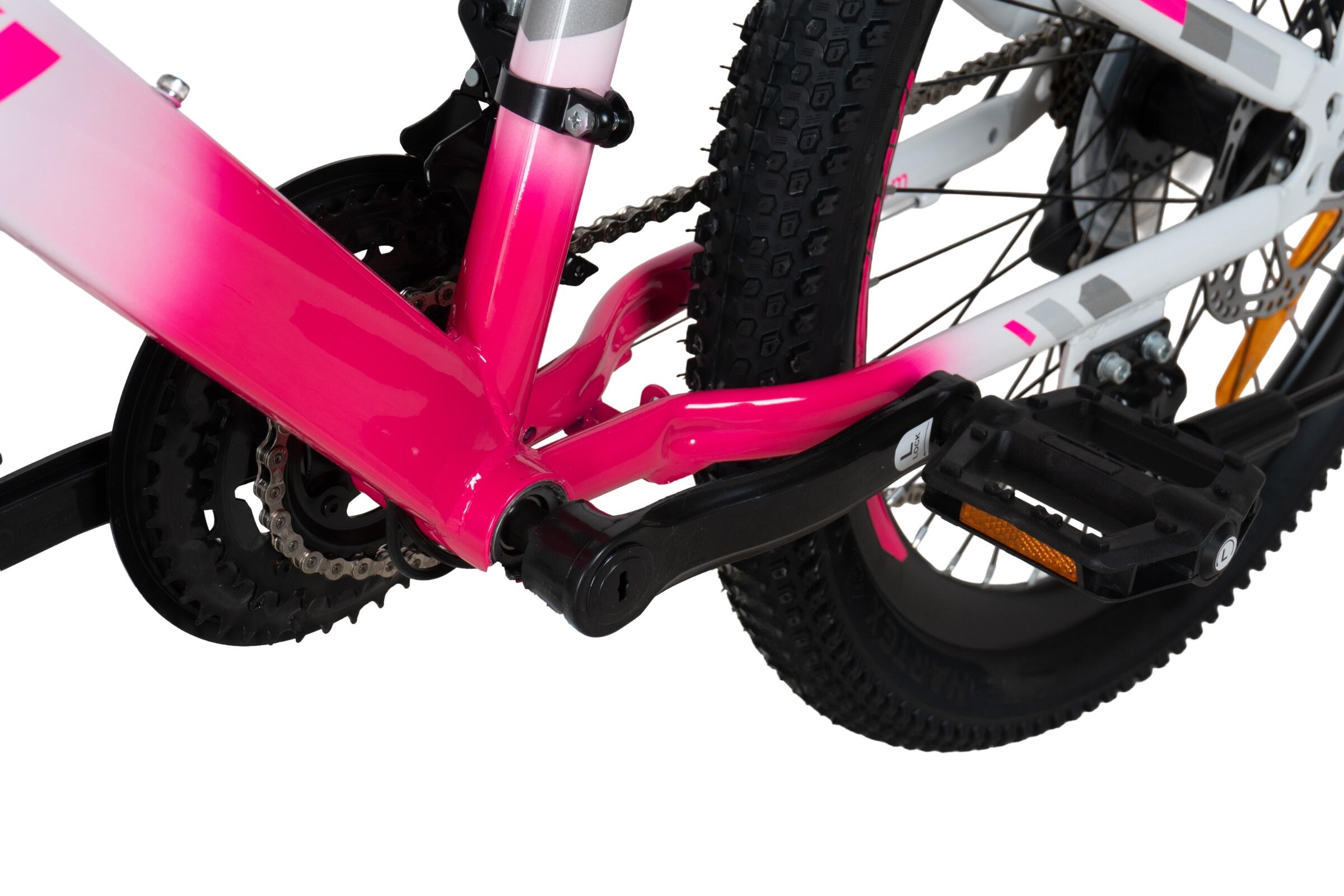 Mountain Bike 24 pollici, 9-12 anni, telaio robusto da 11", Davi Bonita Pro 7/7
