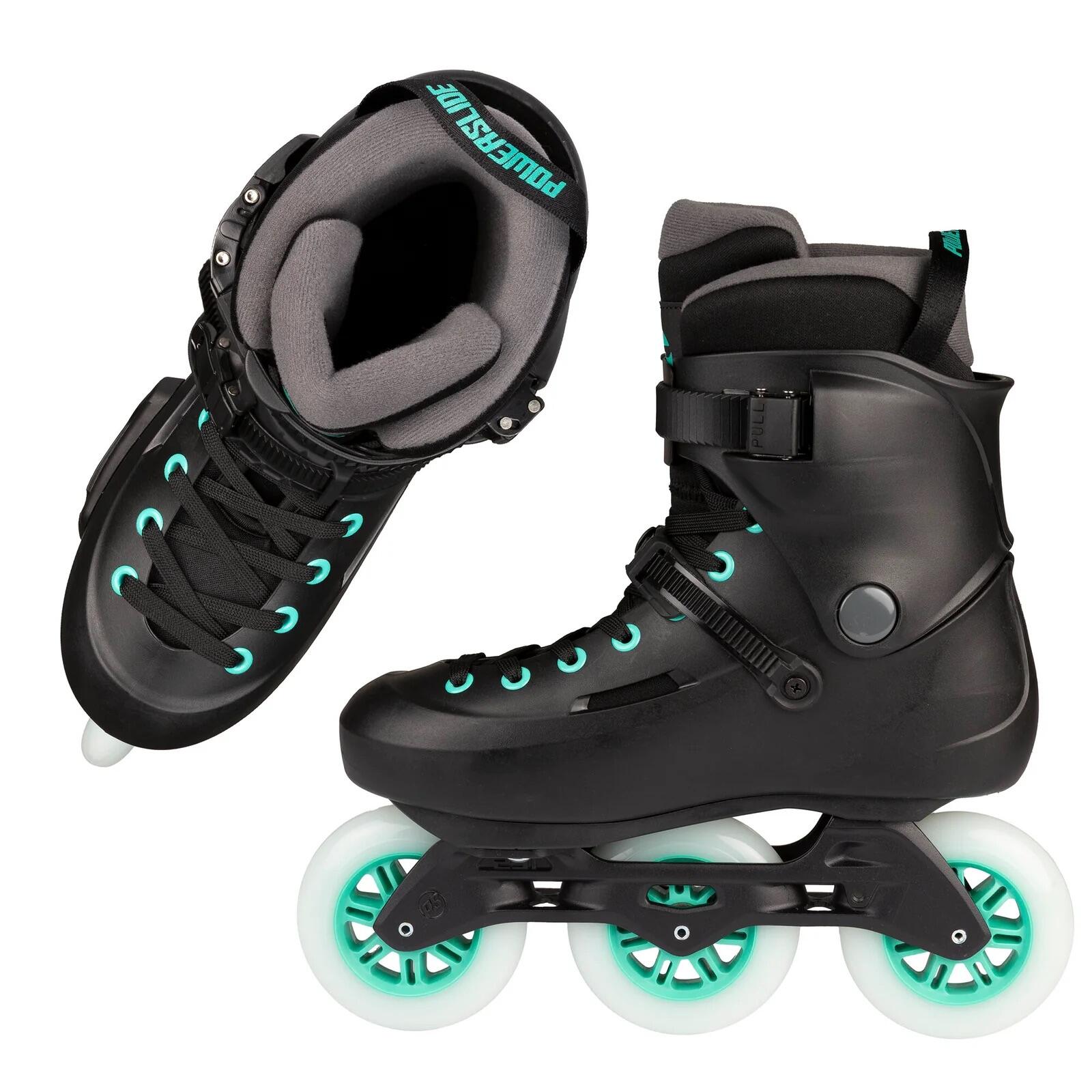 POWERSLIDE Zoom Pro 100 Black Mint patines fitness en línea 2/5