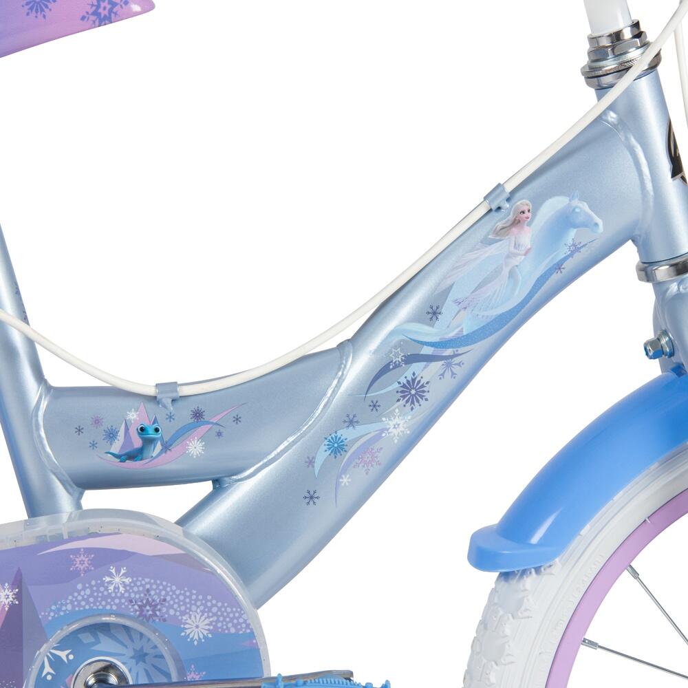 Disney Frozen kogellagerfiets voor kinderen 16 inch – Fiets met zijwieltjes 3/6
