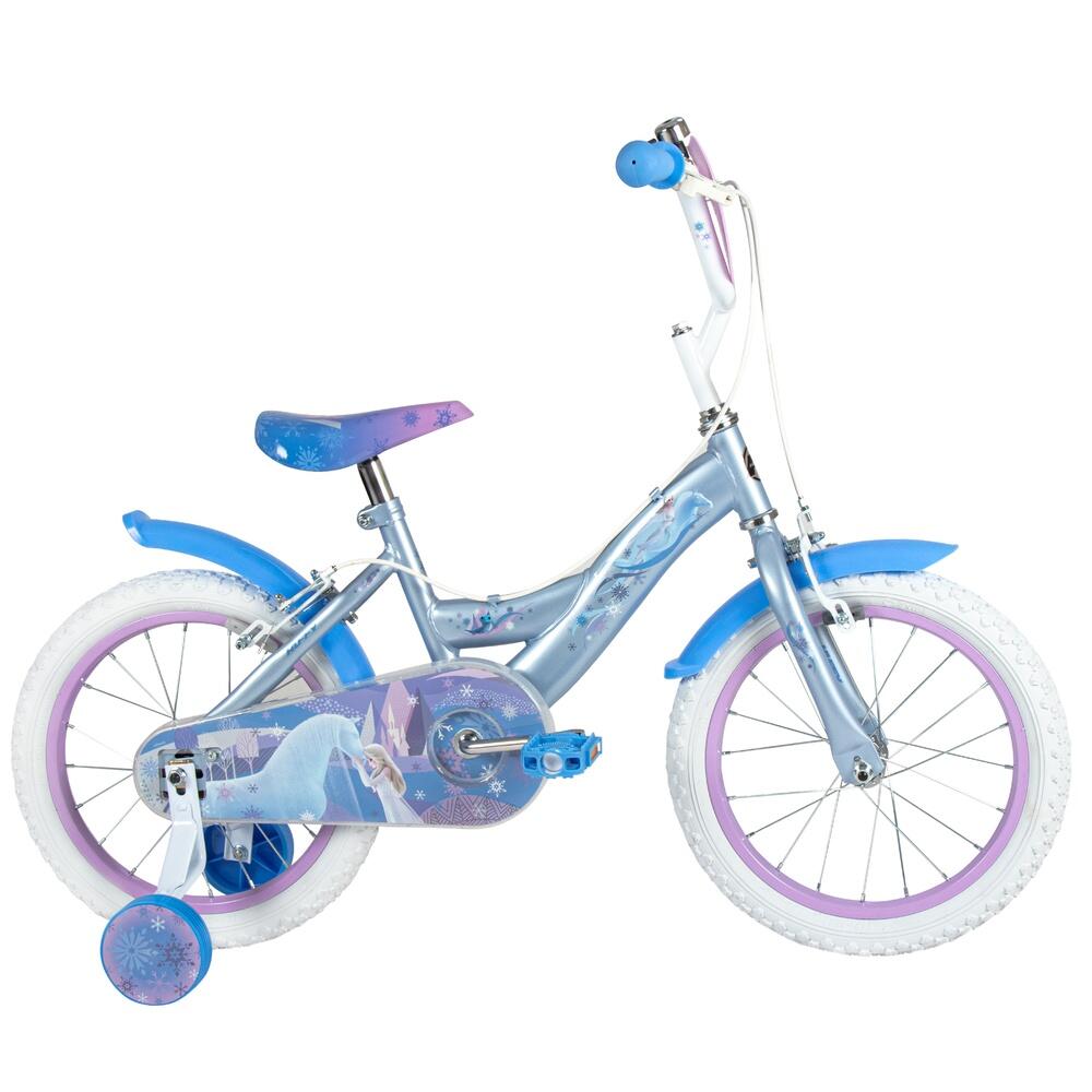 Disney Frozen kogellagerfiets voor kinderen 16 inch – Fiets met zijwieltjes 2/6