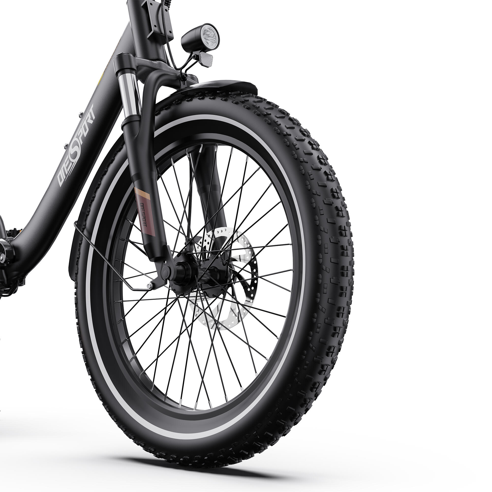 ONESPORT OT16-2 Opvouwbare retro elektrische fiets – 250W motor, 816 Wh accu 3/6