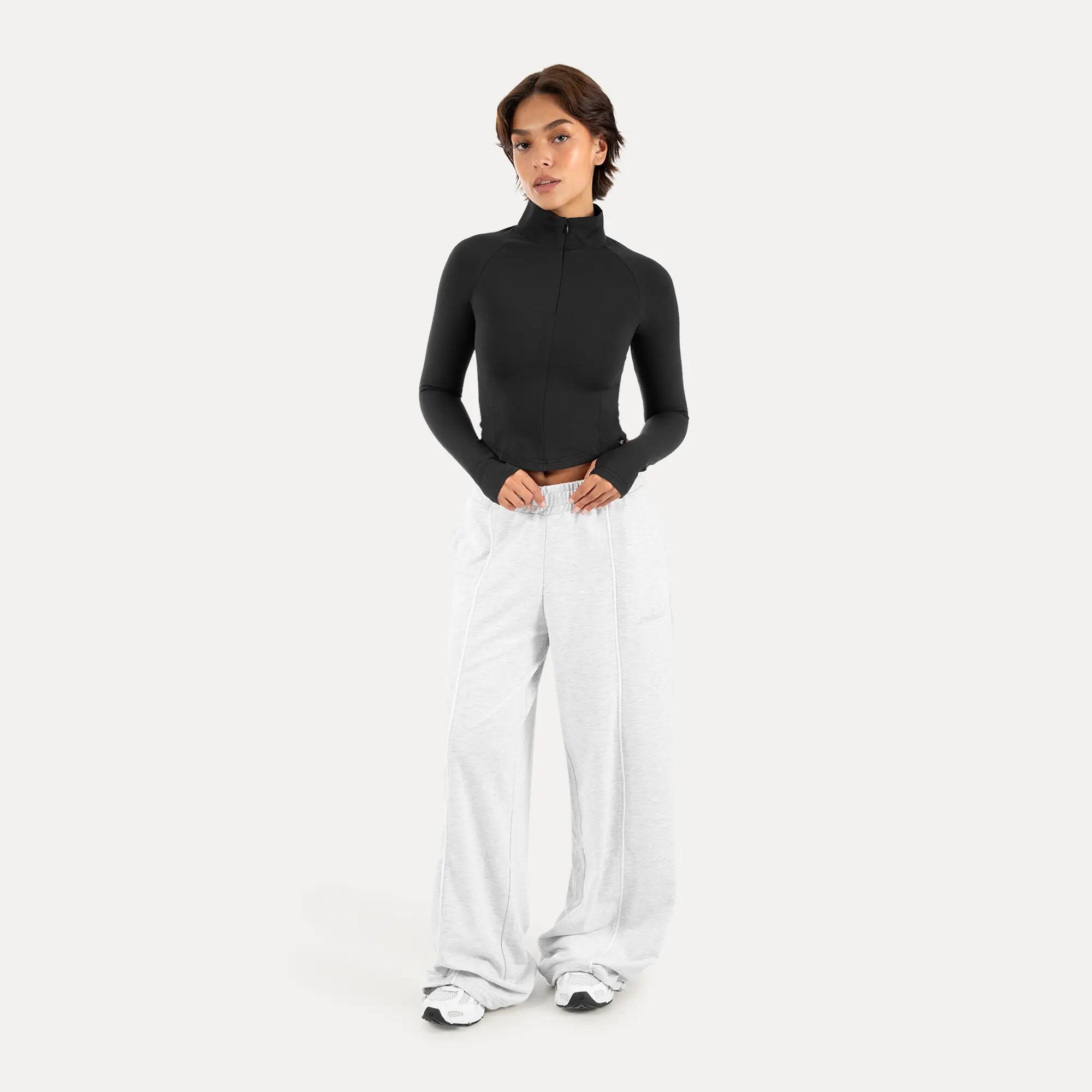 Damen Jogginghose Veyt Grau Melange 3/6