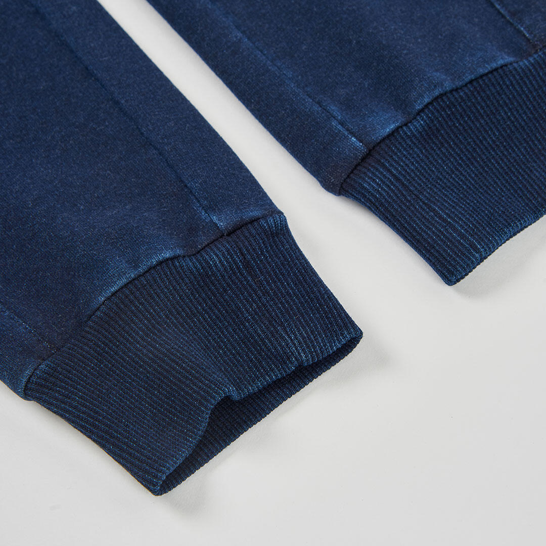 Pantalón niño felpa denim azul marino 4/4
