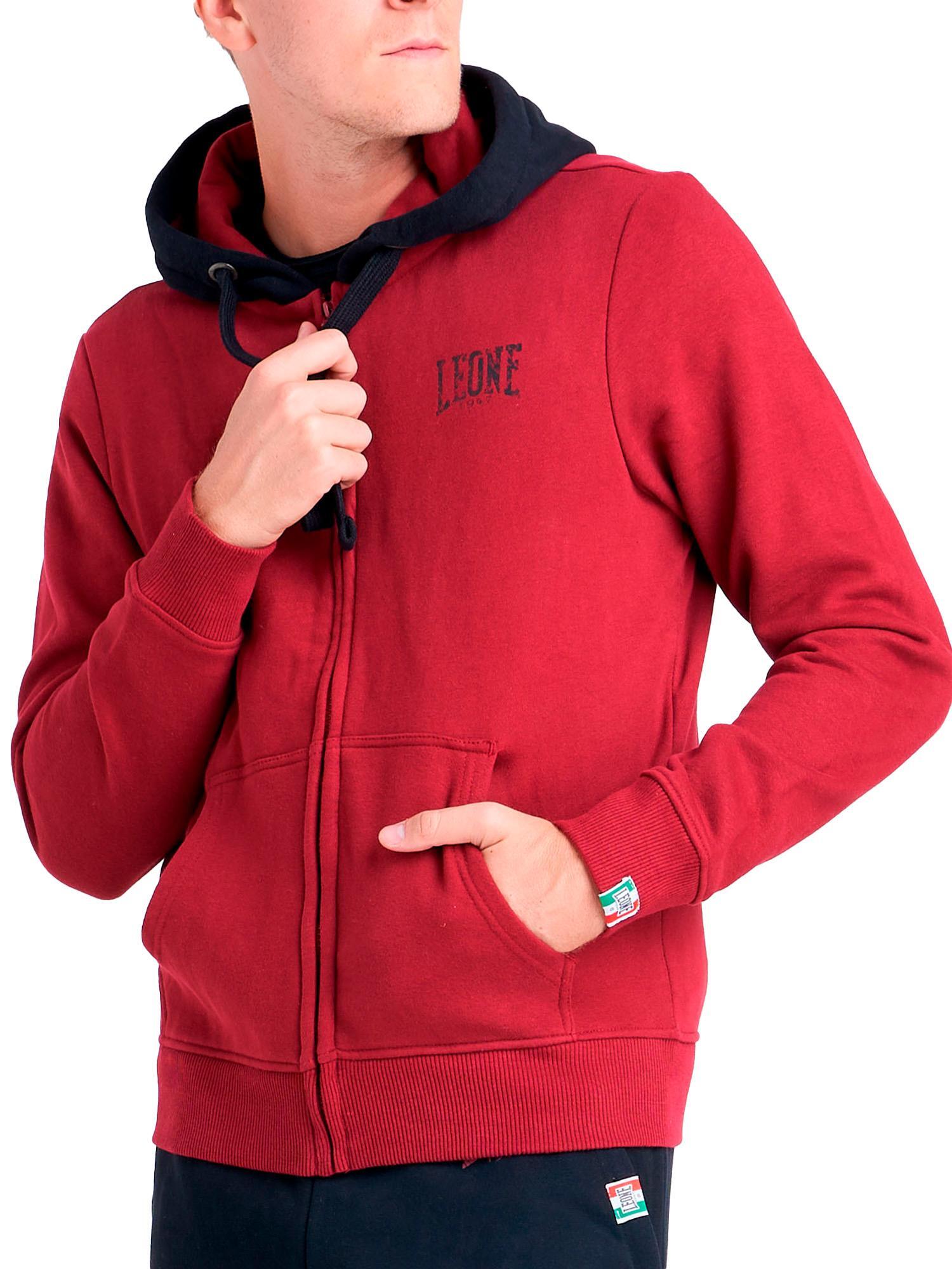 Tuta da uomo con cappuccio e zip Leone 1947 Apparel Vintage Small Logo 5/6
