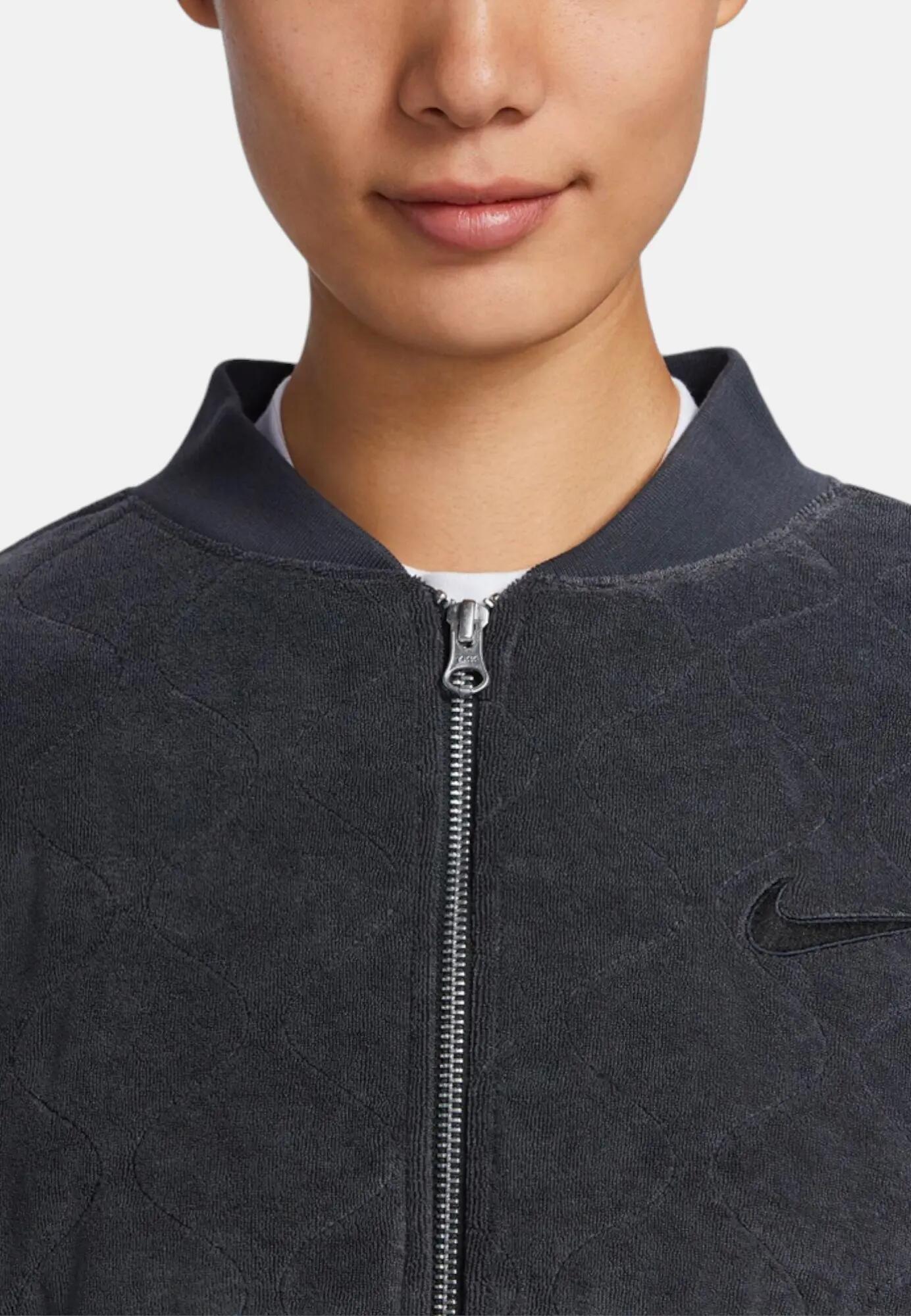 Giacca Nike Sportswear W NSW TRRY QULTD JKT A2 4/4