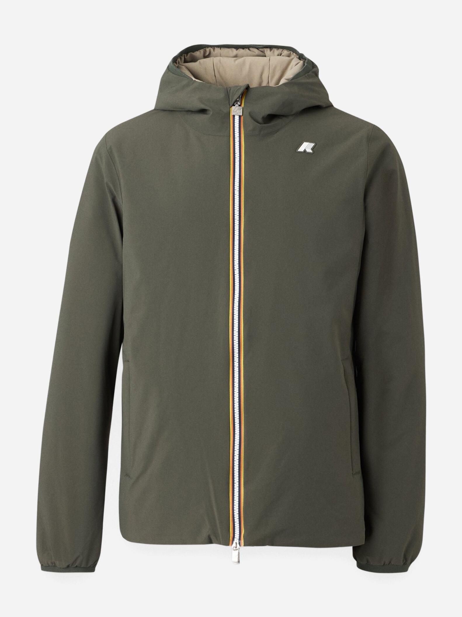 Blouson K-WAY Jack St Warm Double B2p Green Blackish 6/6