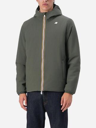 Blouson K-WAY Jack St Warm Double B2p Green Blackish
