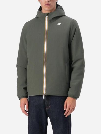 Blouson K-WAY Jack St Warm Double B2p Green Blackish