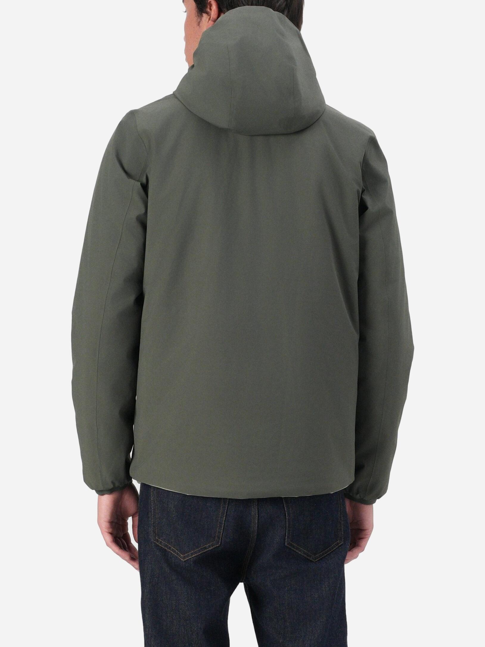 Blouson K-WAY Jack St Warm Double B2p Green Blackish 3/6