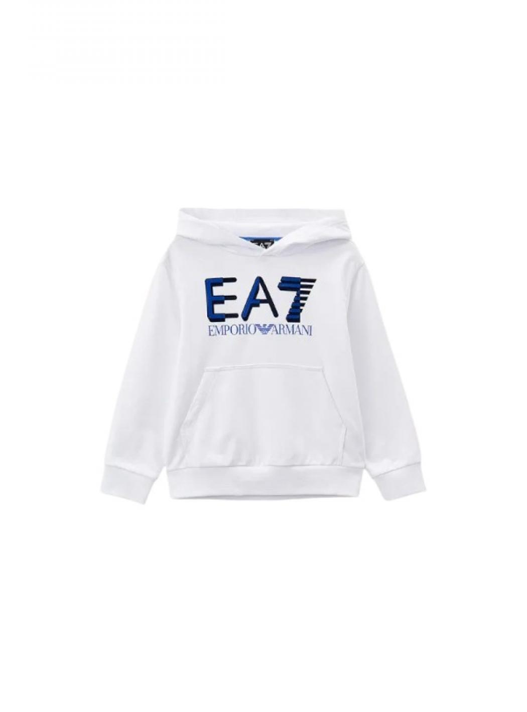 Sweatshirt criança unissexo emporio armani branco 3/5