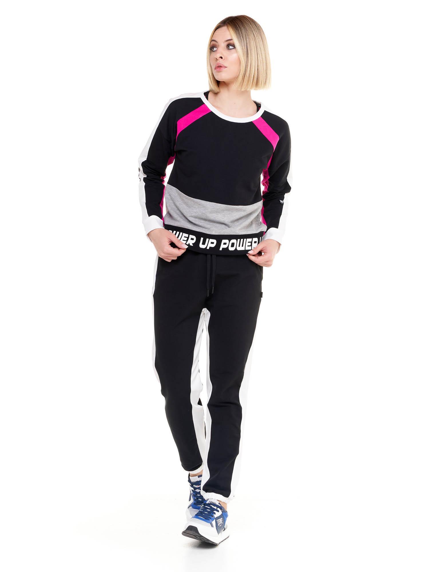 Neon damessweatshirt met ronde hals 2/6