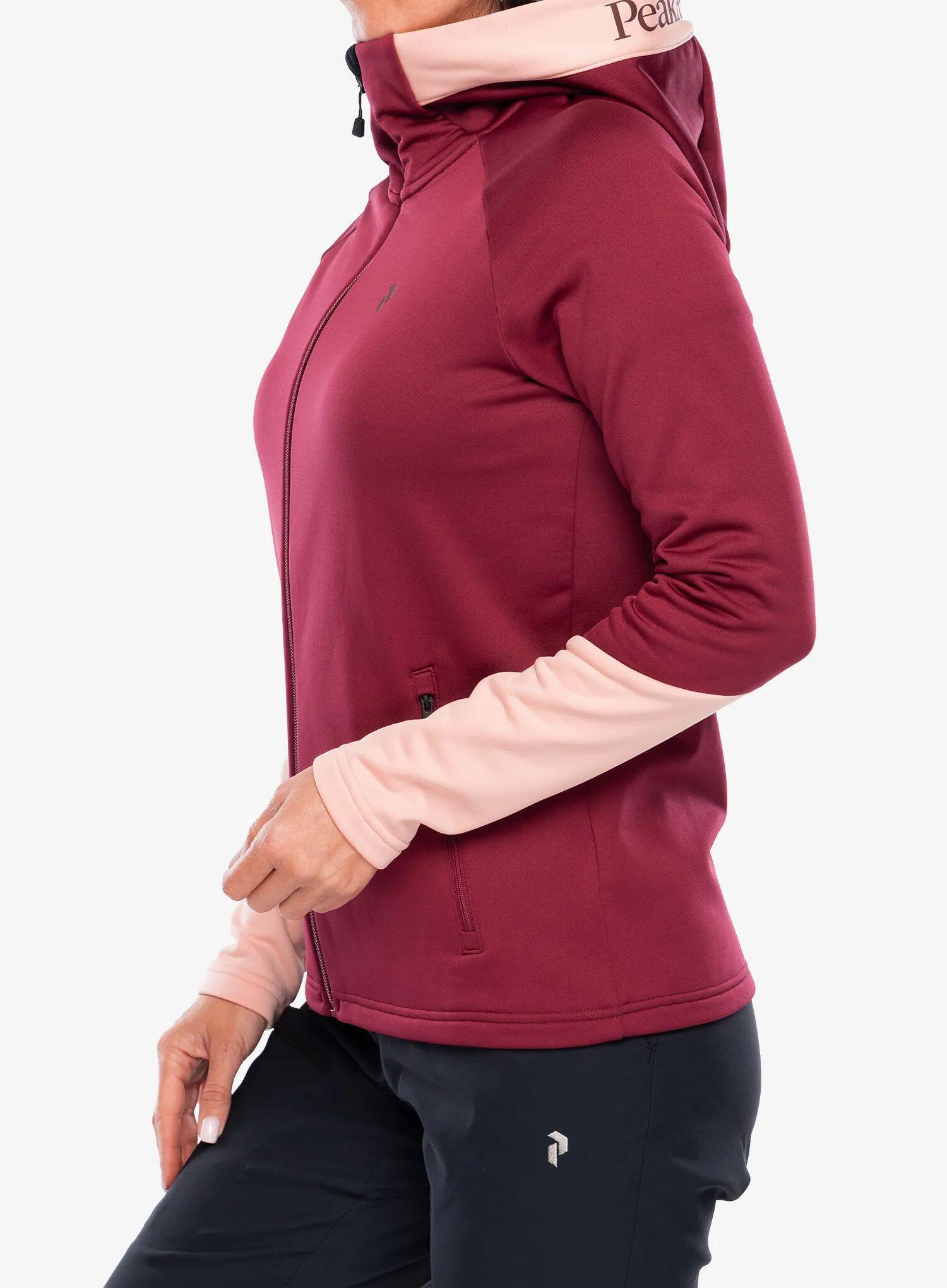 Bluza z kapturem damska Peak Performance Rider Essentials Zip Hood 3/7