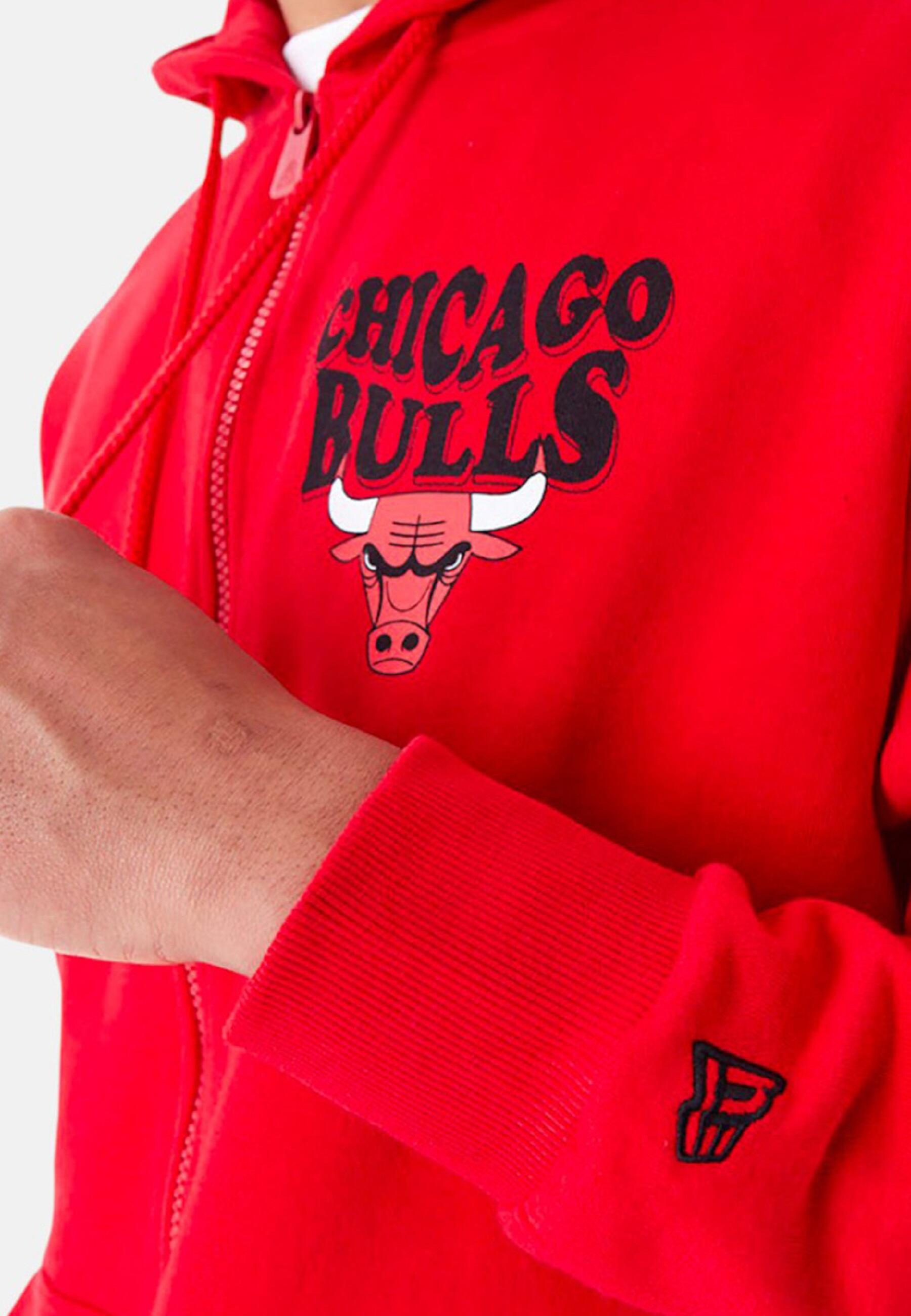 Felpa New Era NBA SCRIPT FZ HOODY CHIBUL 3/3