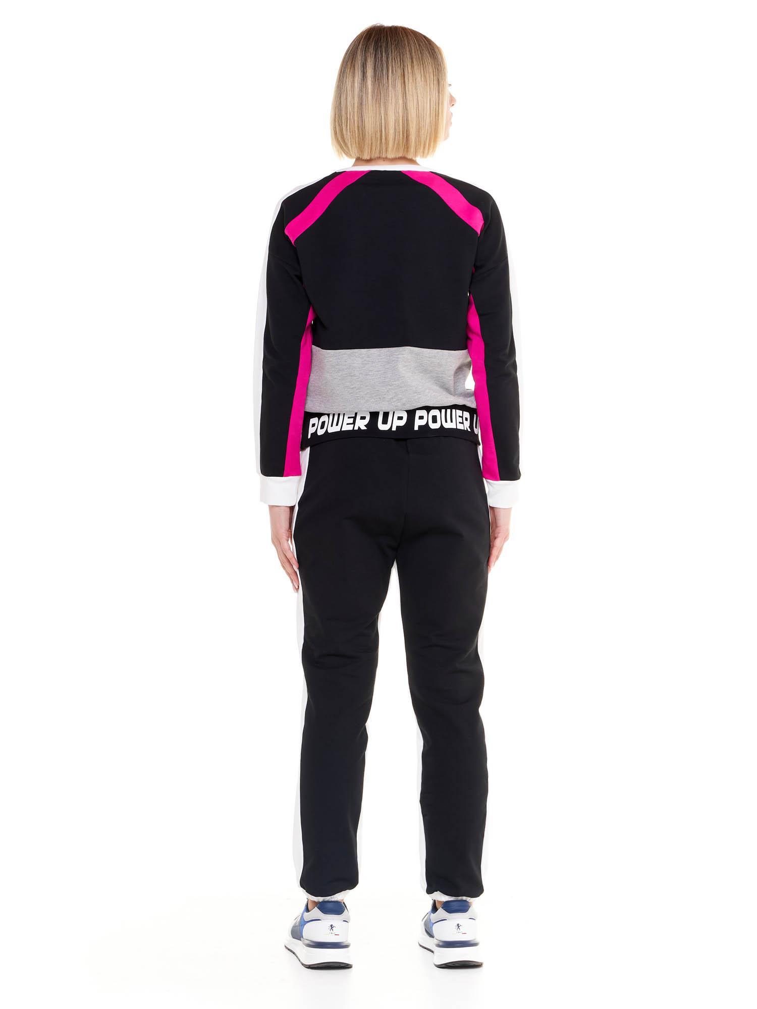 Neon damessweatshirt met ronde hals 4/6