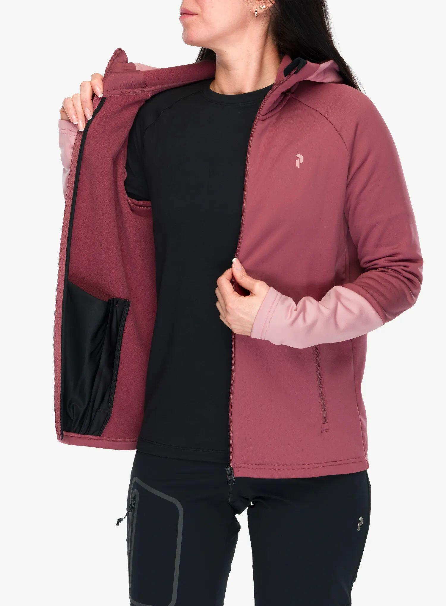 Bluza damska z kapturem Peak Performance Rider Essentials Zip Hood 4/7