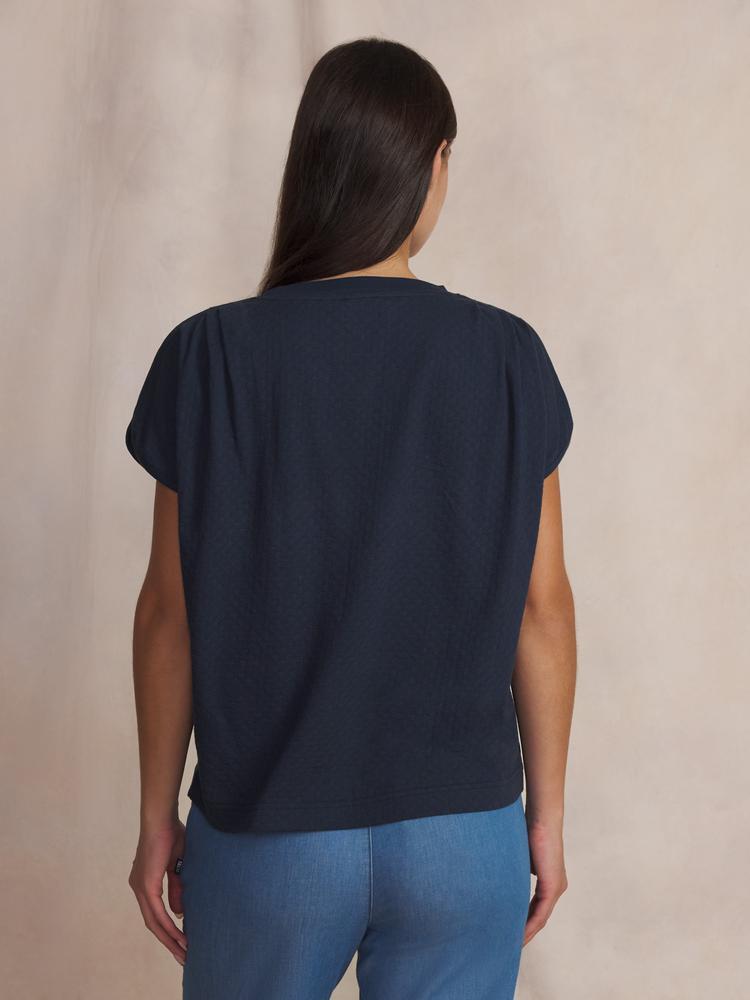 T-shirt femme manches courtes ROMMYTEE Navy 2/5