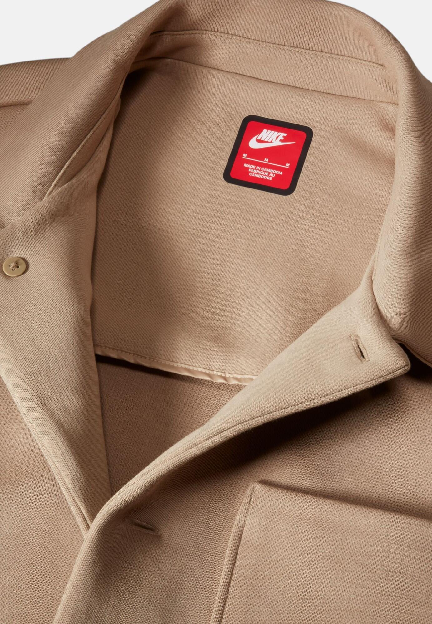 Nike Sportswear - Maglione M NK TCH FLC REIMAGINE SHACKET in cotone per uomo 5/5