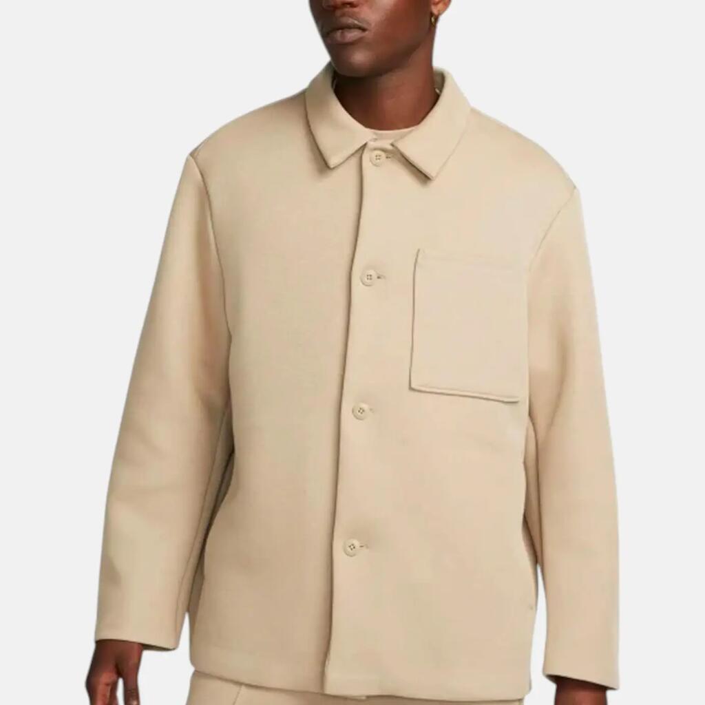 Nike Sportswear - Sweater M NK TCH FLC REIMAGINE SHACKET made of cotton for man