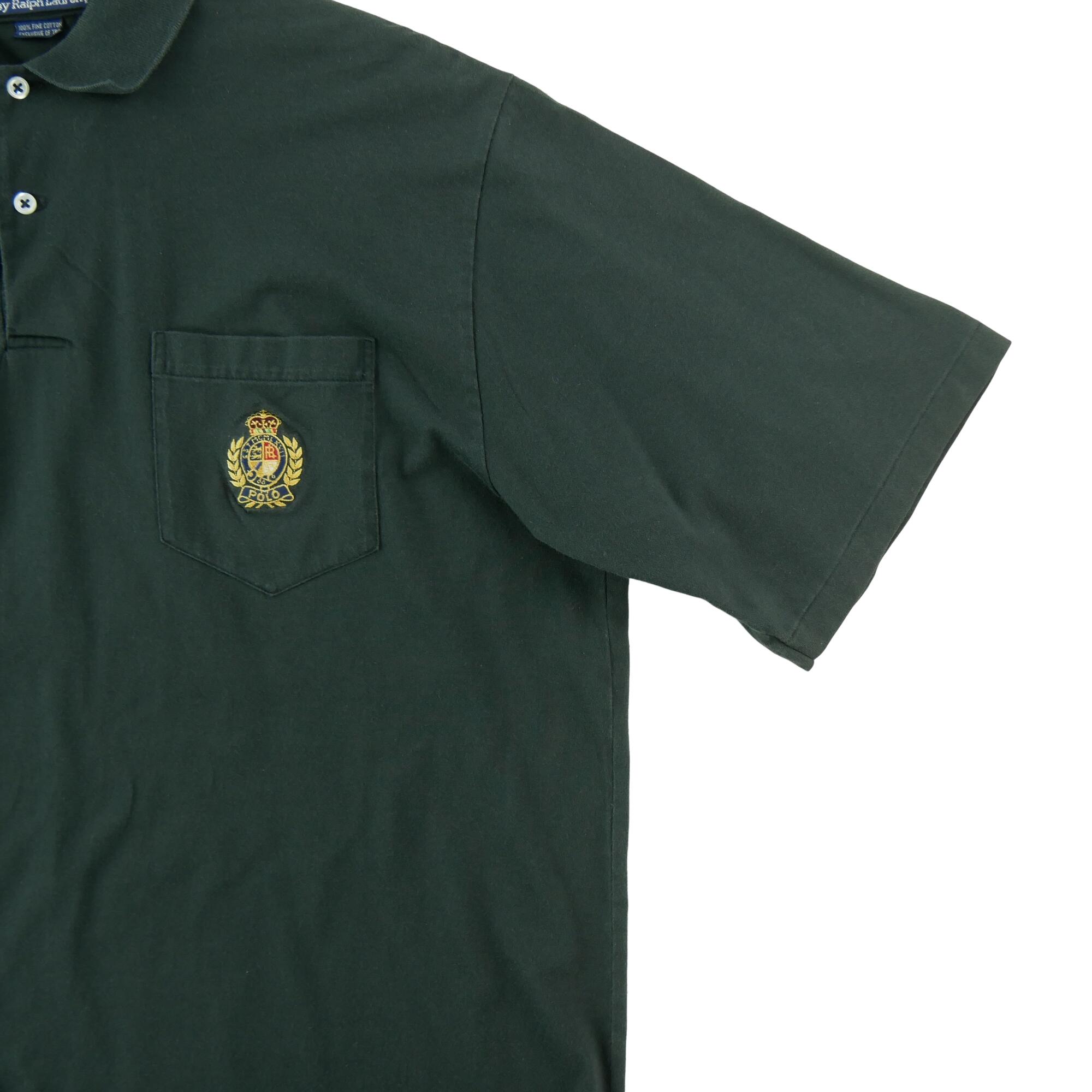 Tweedehands - Polo Ralph Lauren heren polo korte mouw zwart - Goede staat 4/7