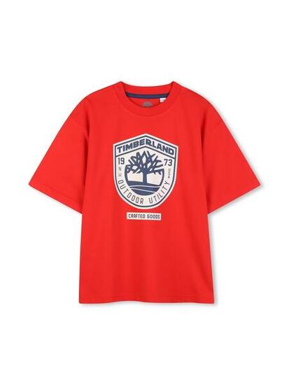 Tee Shirt Garçon Timberland T60791 97e New Red