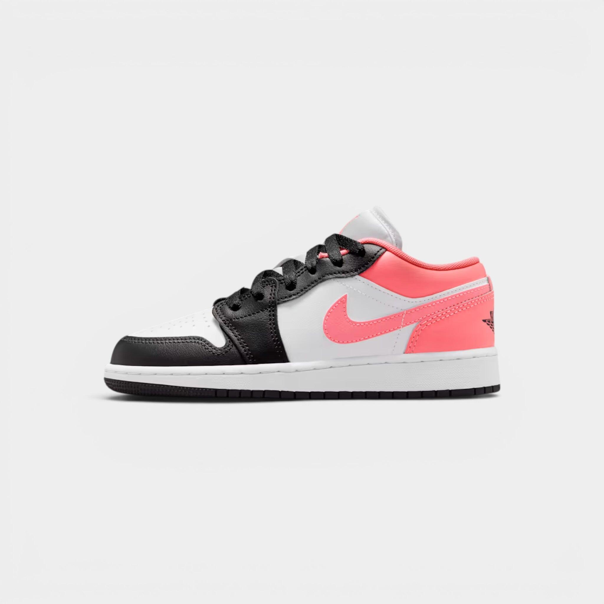 Jordan 1 Low Black/Pink Gaze-White 2/3
