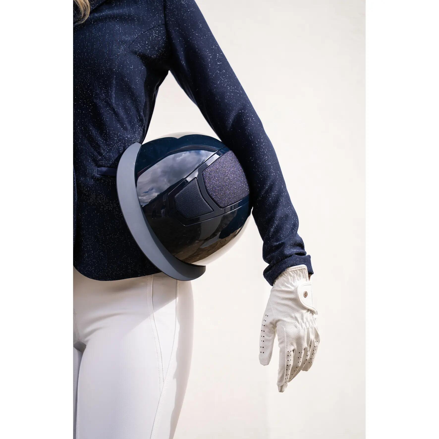 Capacete de ciclismo feminino HKM Shiny Diamond 4/5