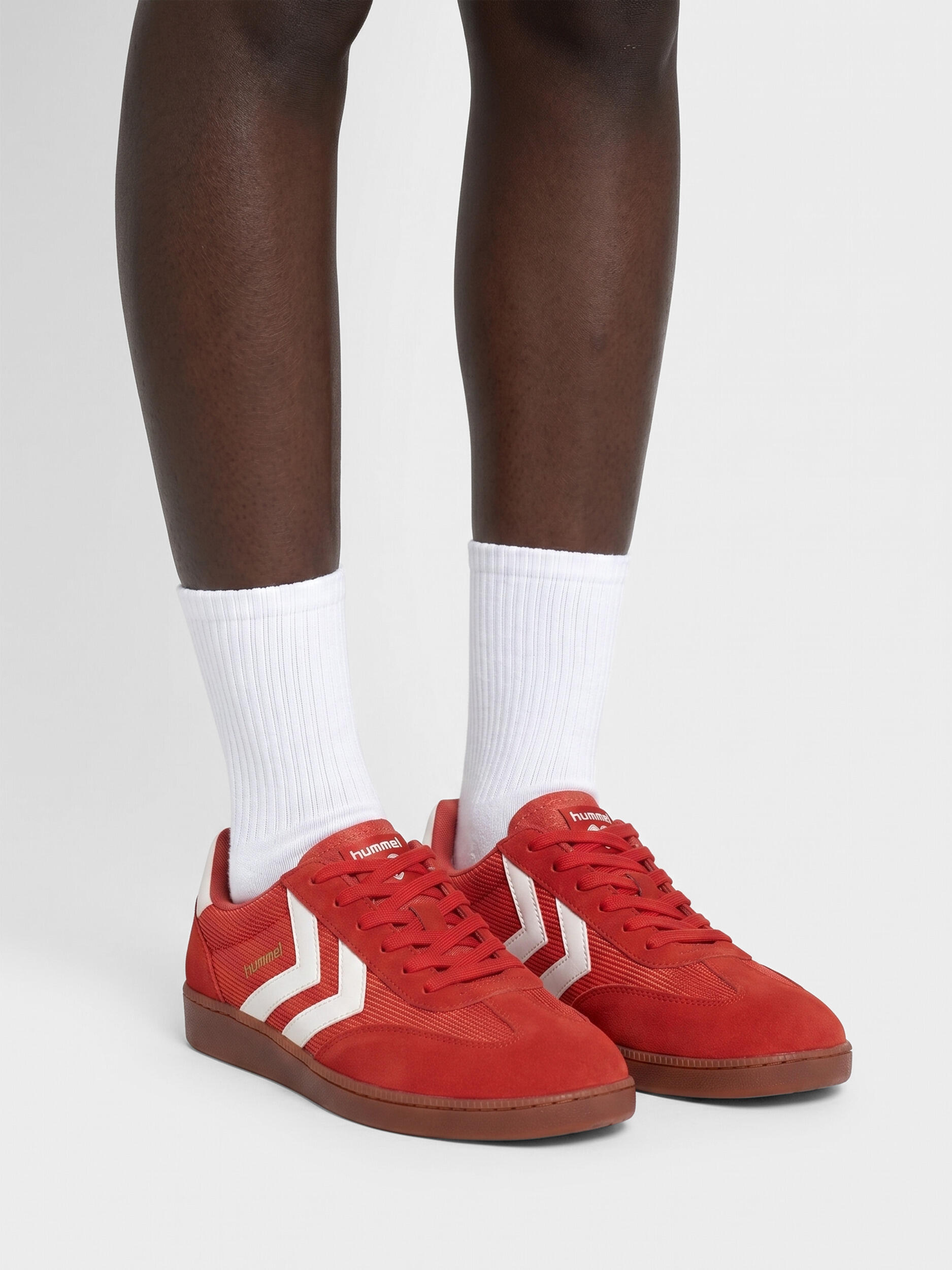 rouge vermillon / blanc