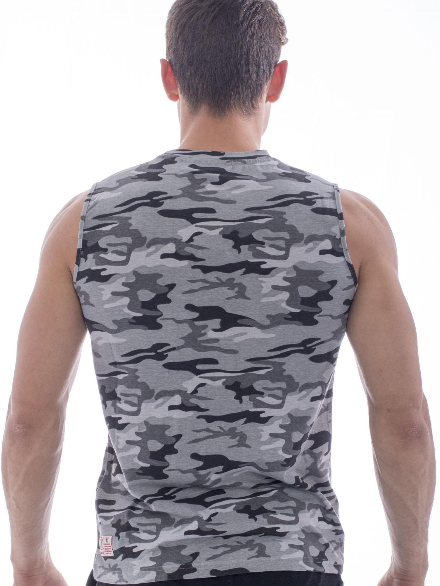 T-shirt smanicata da uomo Leone 1947 Apparel Camo Logo 3/6