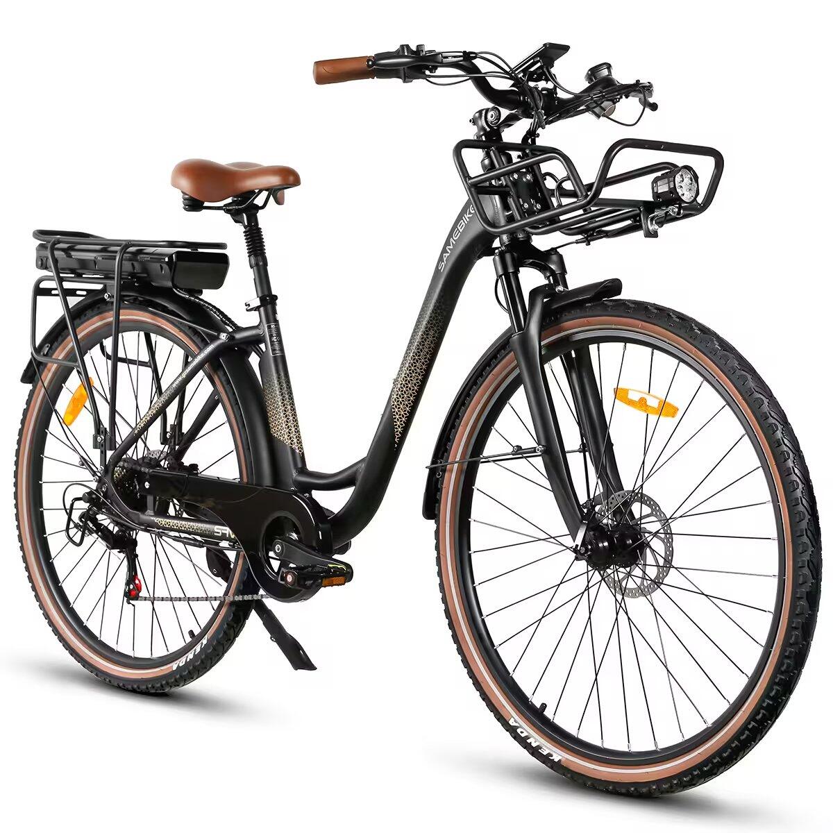 Bici Elettrica RS-A07 28" Batteria 36V 13Ah 80km Città Donna Shimano 7 Marce 3/7