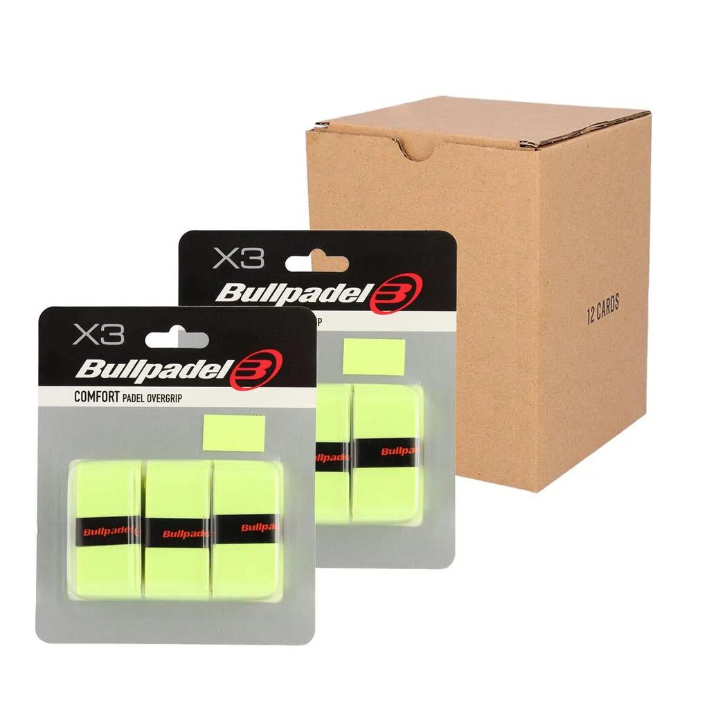 Box Overgrip Bullpadel Gb1200 Yellow 12pc