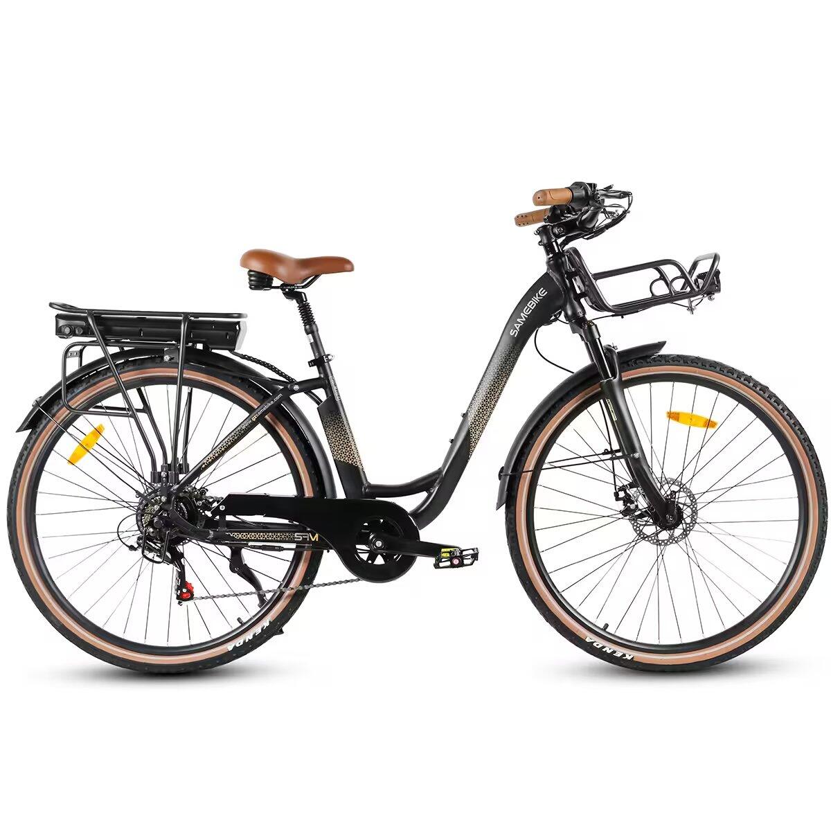 Bici Elettrica RS-A07 28" Batteria 36V 13Ah 80km Città Donna Shimano 7 Marce 2/7