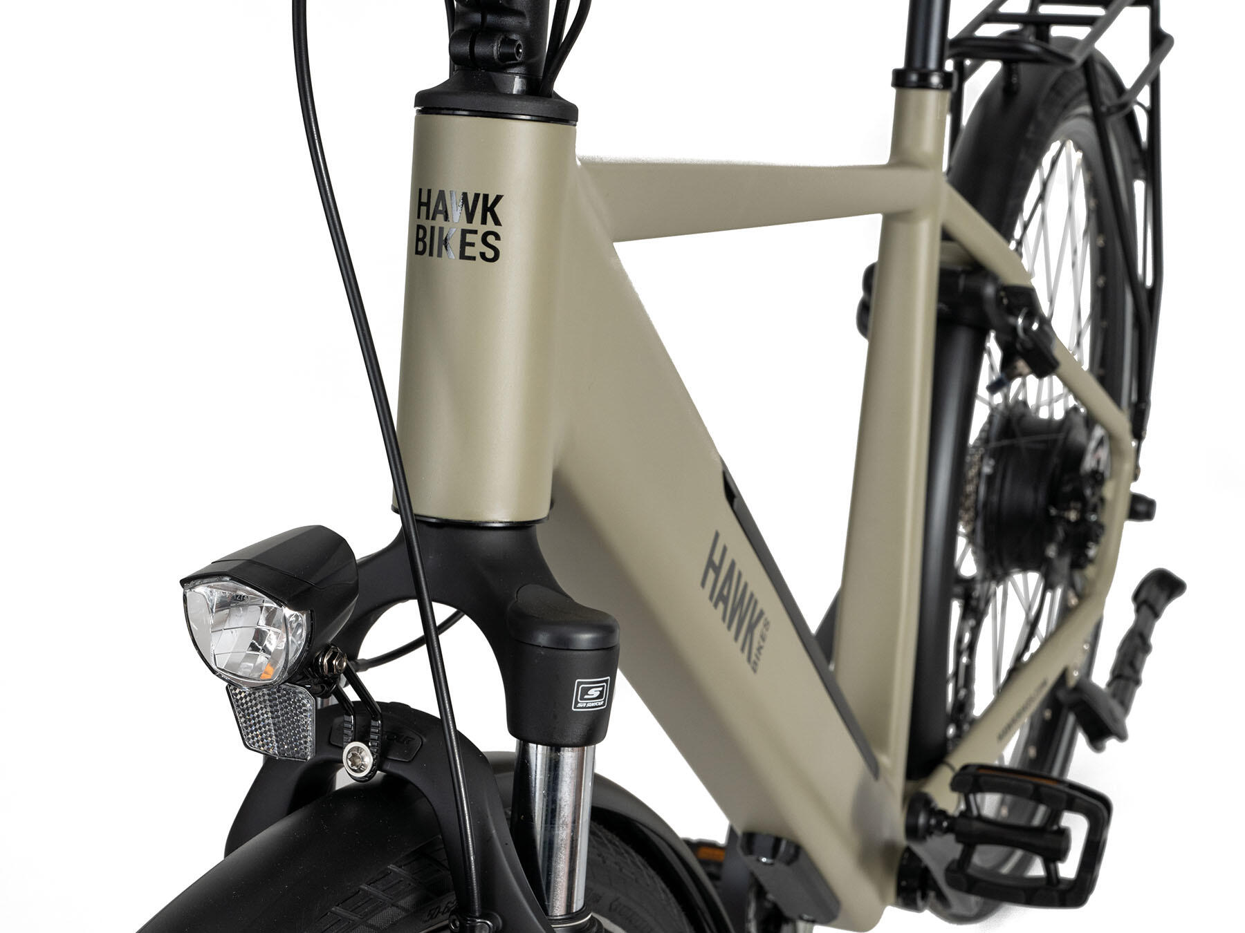 HAWK e-Trekking Bafang  Herren E-Bike mit Integrierten Akku 3/6