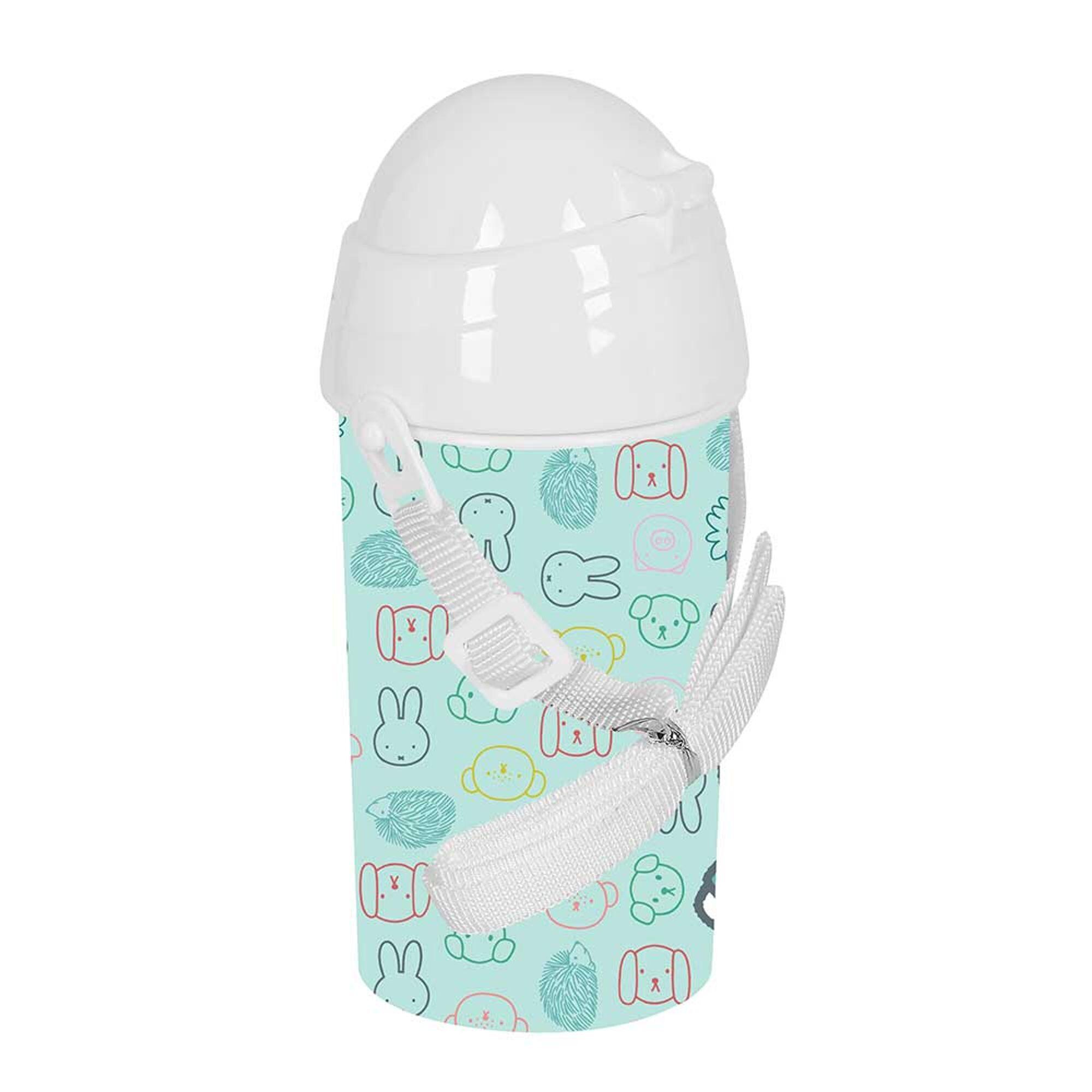 Trinkflasche Kinder Miffy Friends mit Pajita und Apertura Automática, Blau 0,5 L 2/2