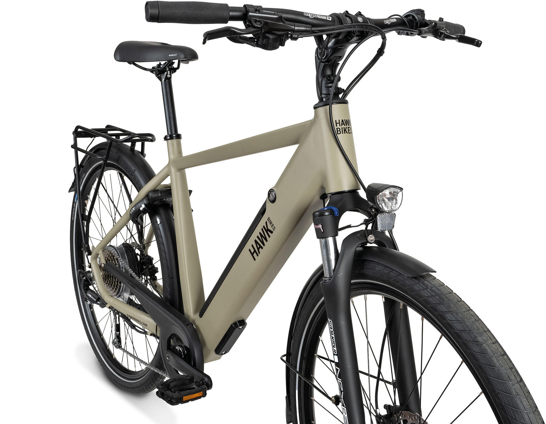 HAWK e-Trekking Bafang  Herren E-Bike mit Integrierten Akku 2/6