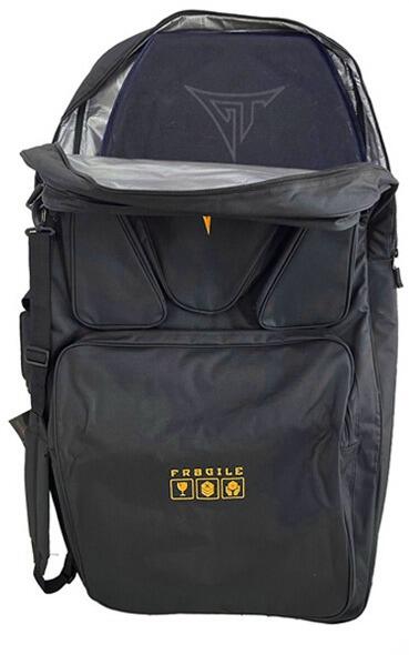 Sacca da viaggio per 3 tavole da bodyboard nera/oro 3/3