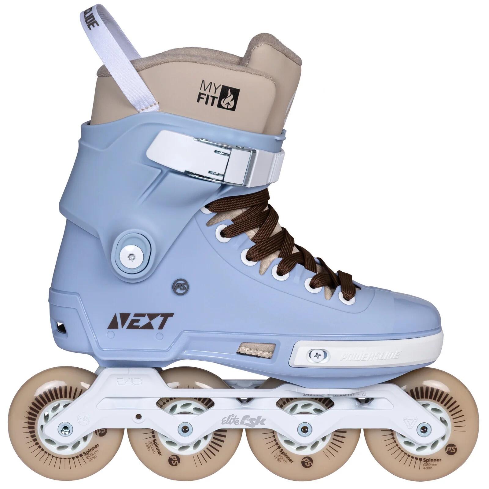 POWERSLIDE Next 2.0 SL 80 Soft Blue inline skates 3/6