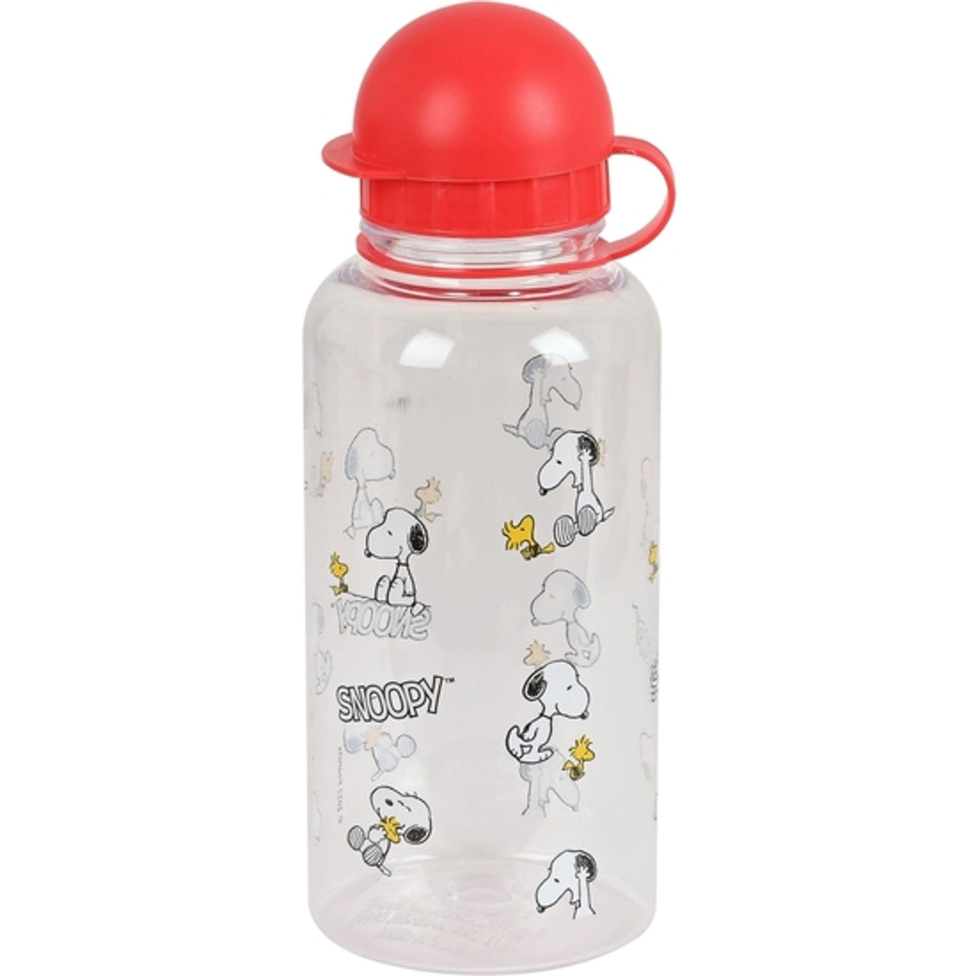 Borraccia Bambini Snoopy Friends Forever Transparente con Tapón Rosso 0,5 L 3/3