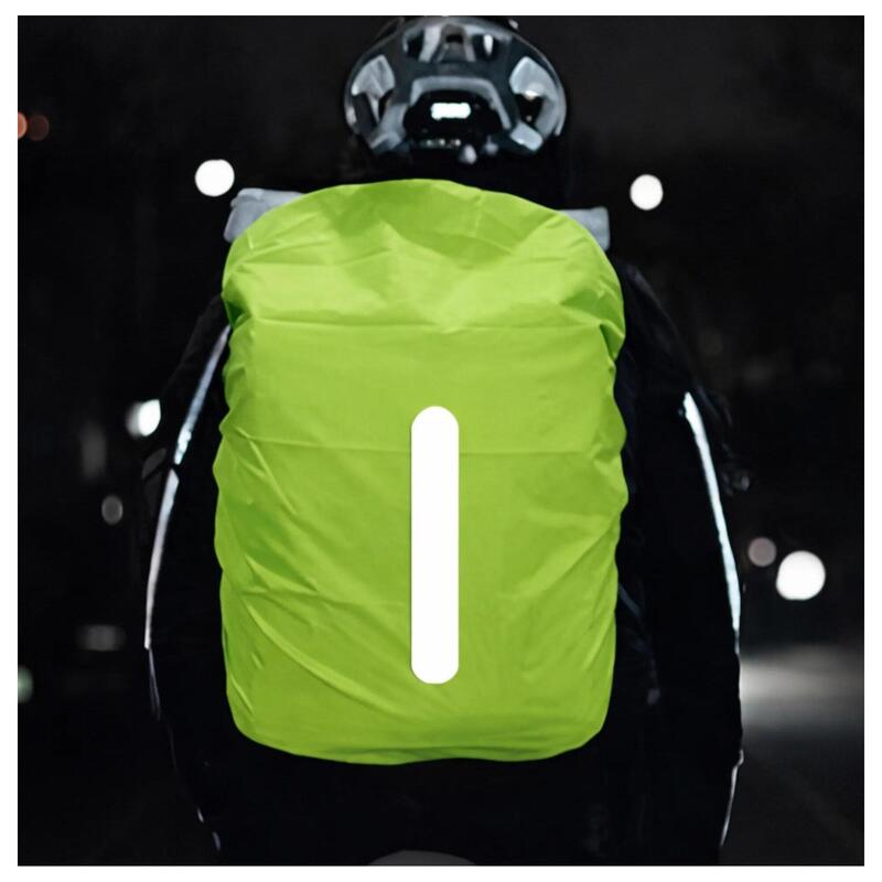 Husă de ploaie reflectorizantă impermeabilă pentru rucsac galbenă