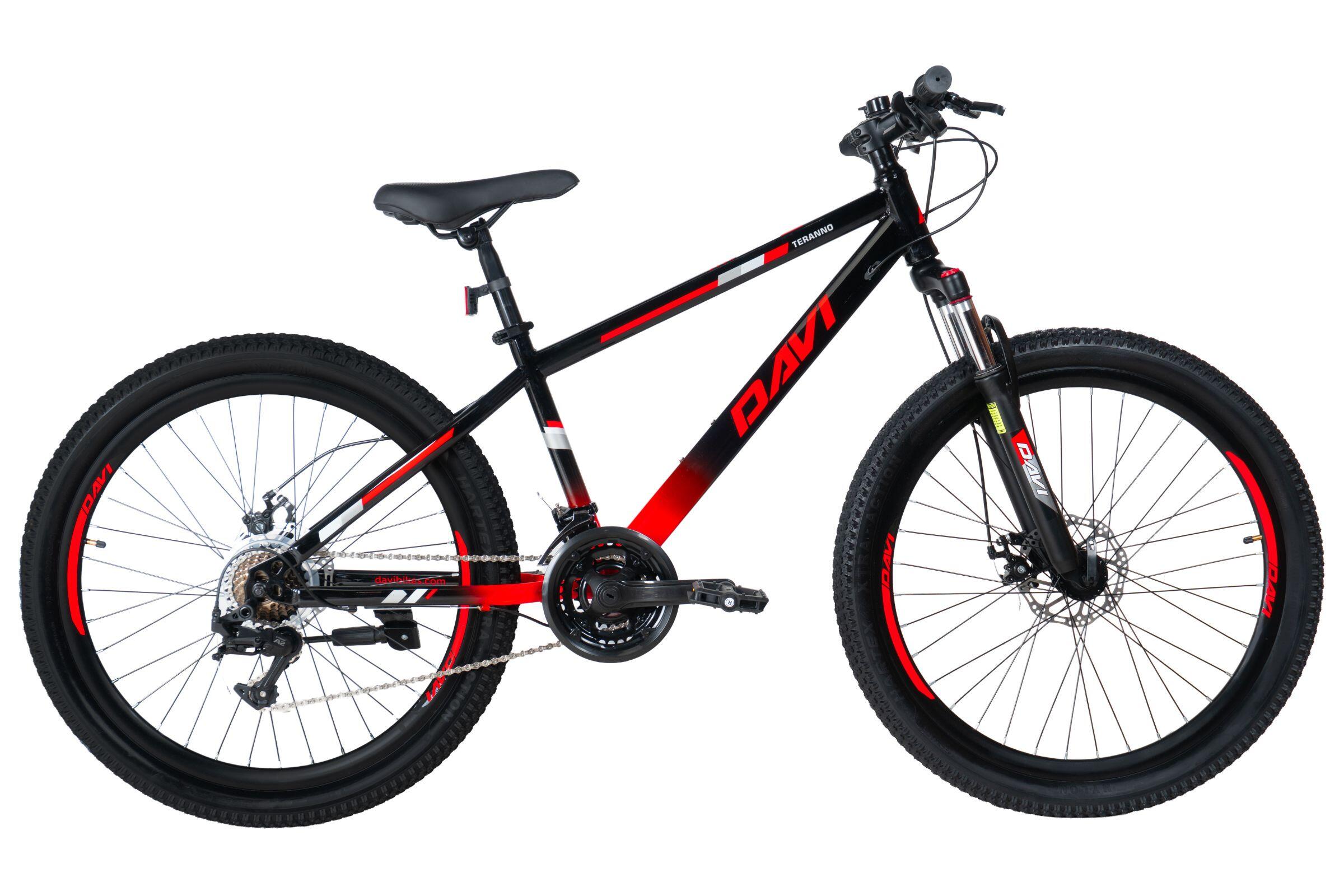 Bicicleta MTB 26 inch, shimano, cadru 13, 145-170 cm, amortizare, Davi Terrano