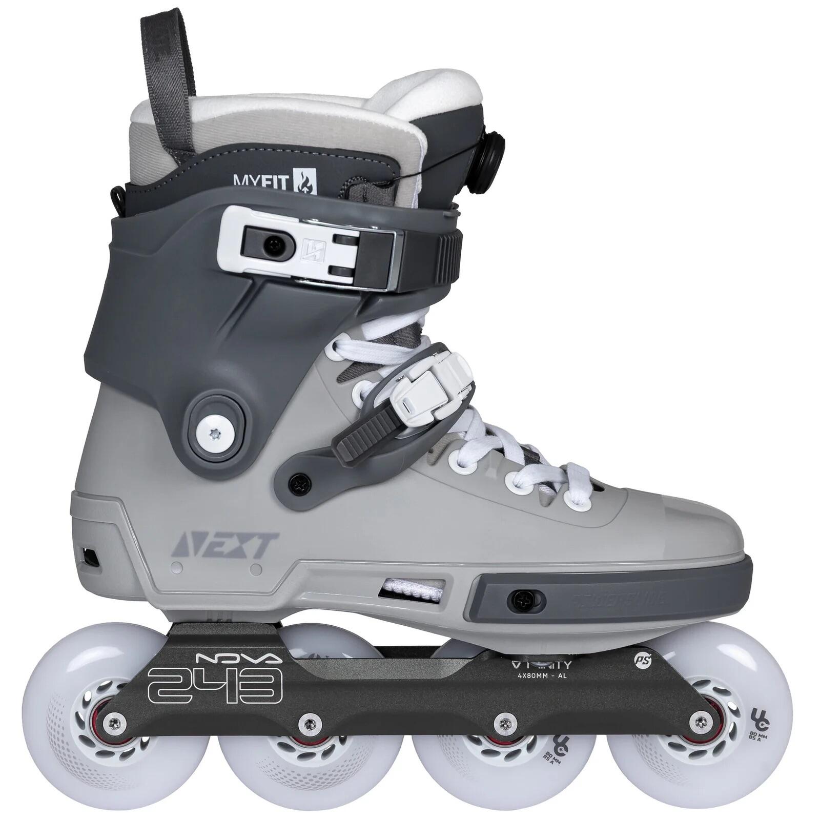 POWERSLIDE Next 2.0 80 PDS Asphalt Grey inline skates 3/6