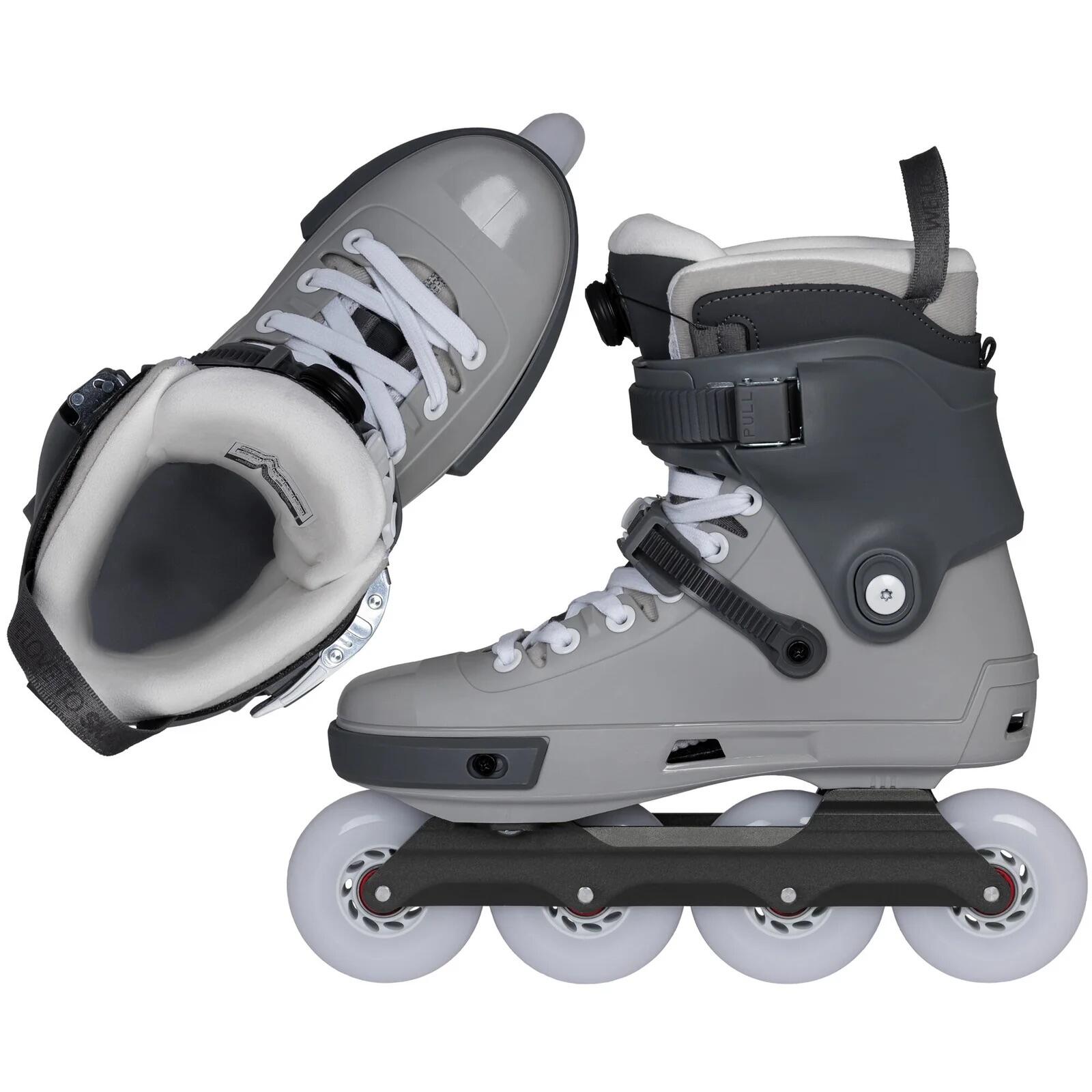 POWERSLIDE Next 2.0 80 PDS Asphalt Grey inline skates 2/6