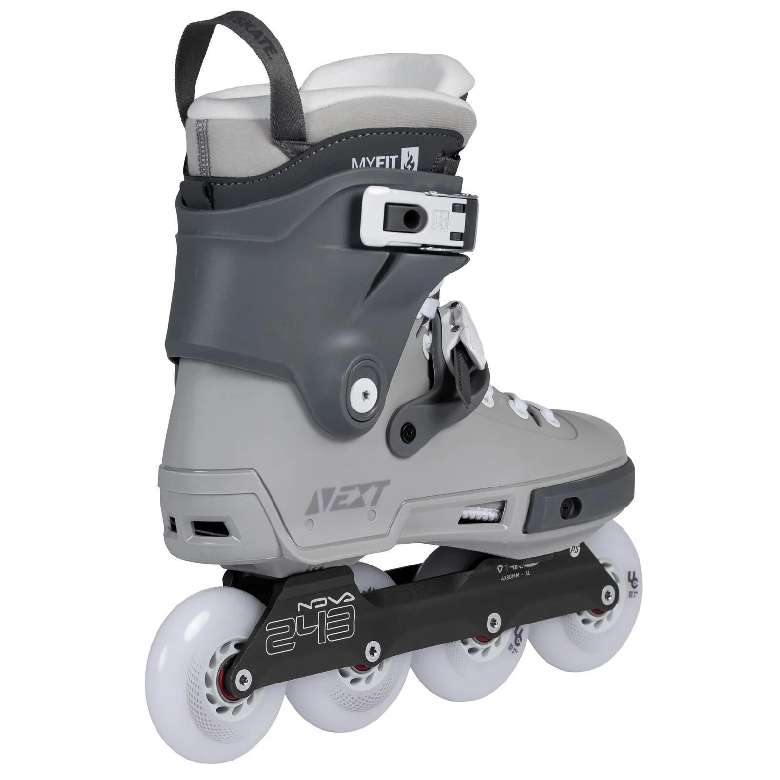 POWERSLIDE Next 2.0 80 PDS Asphalt Grey inline skates 4/6