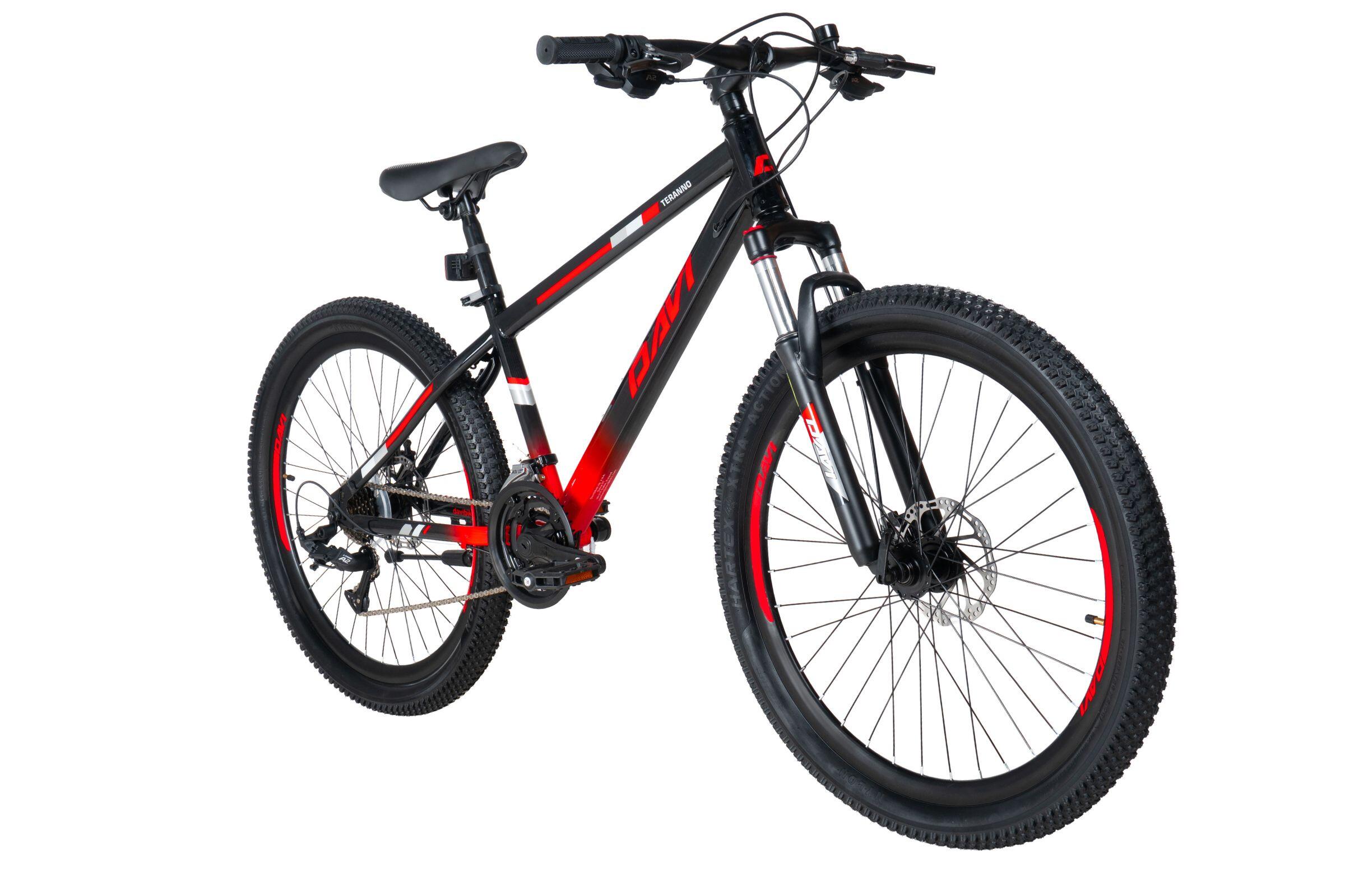 Bicicleta MTB 26”, shimano, cadru 13", 145-170 cm, amortizare, Davi Terrano Pro