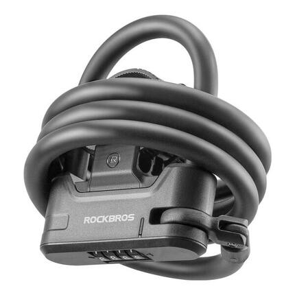ROCKBROS Bügelschloss mit Kabel Zahlenschloss