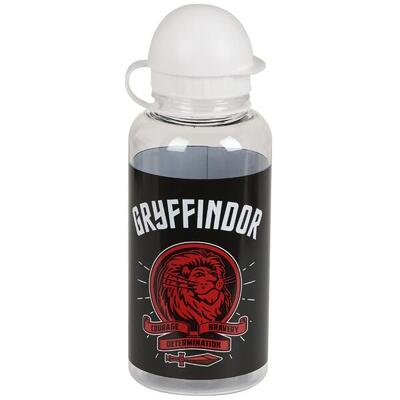 Borraccia Metálica Bambini Harry Potter Bravery Gryffindor Nera con Tapón 05 L