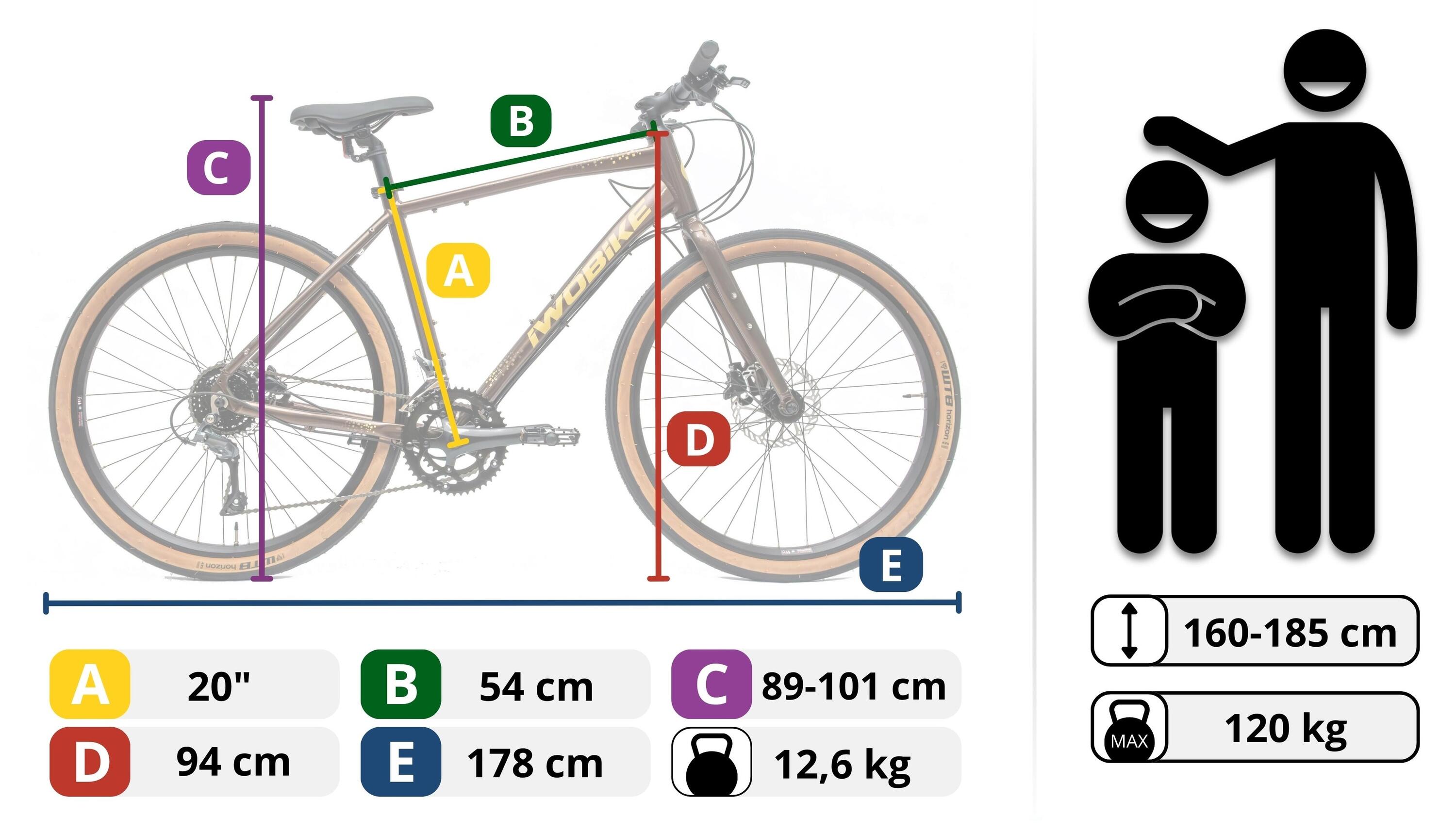 Rower Gravel Mocha Pixel Koła 27,5" 7/7