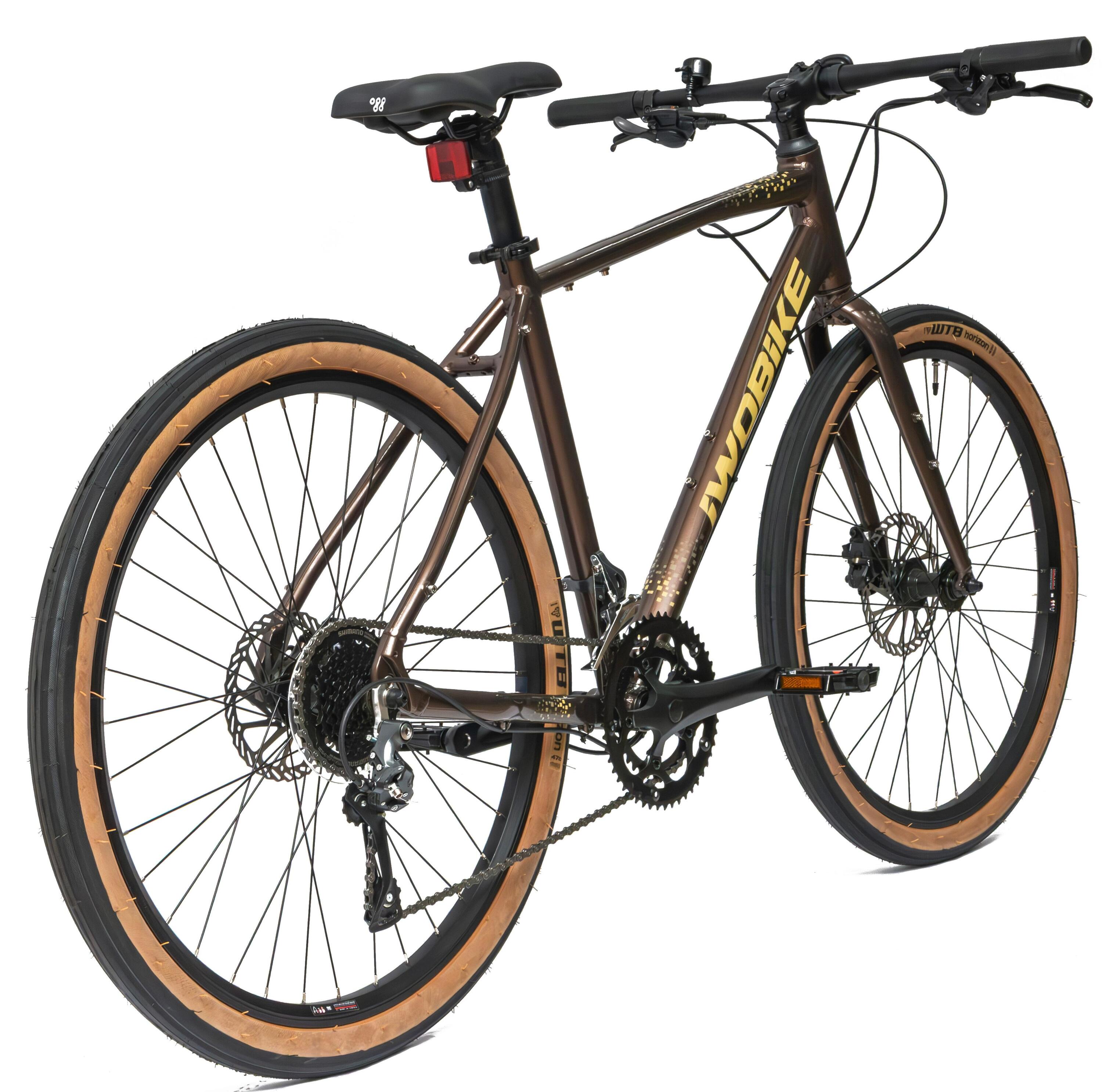 Rower Gravel Mocha Pixel Koła 27,5" 4/7